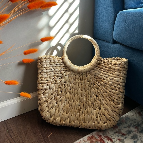 Rattan style tote - Picture 2 of 6